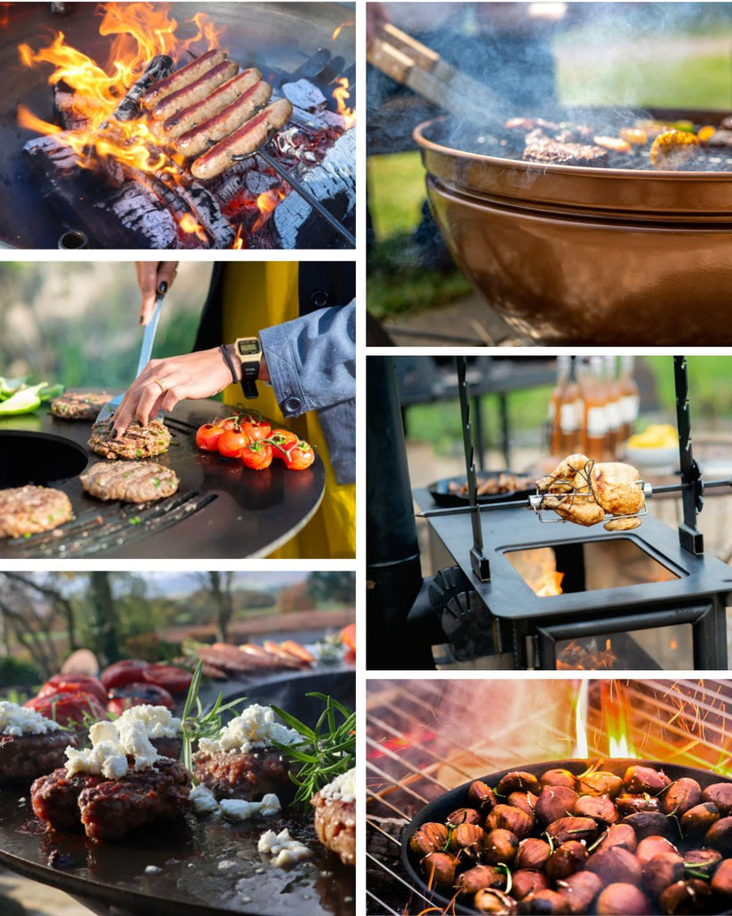 Fire Pit Heat Zones - Outdoor cooking to perfection!