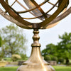 Antique Brass Armillary Sundial 