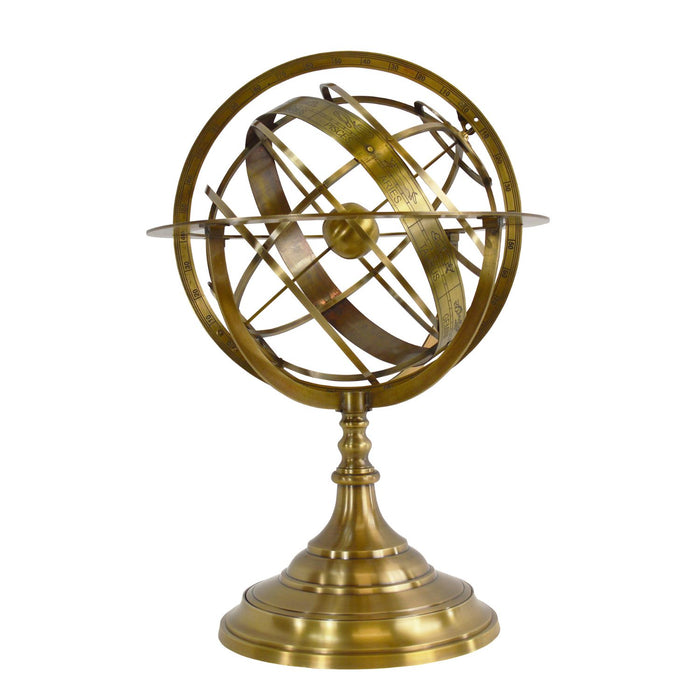 Antique Bronze Armillary Sundial