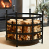 Traditional Steel Log Basket 