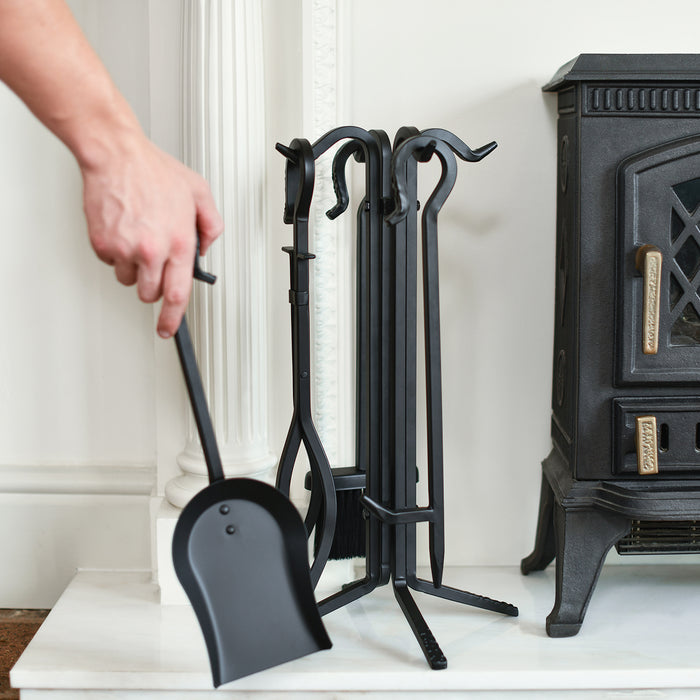 Black Four Piece Tool Set With Shepherd Crook Handles In Situ