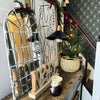 Christmas Decor With  Rustic Mirror 