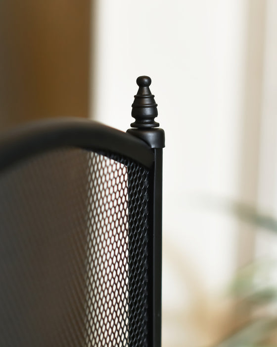 Black Finial on Fire Guard 