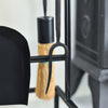Close Up Of Fire Fork and Brush 