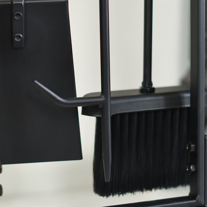 Close Up Of Brush, Poker and Shovel 