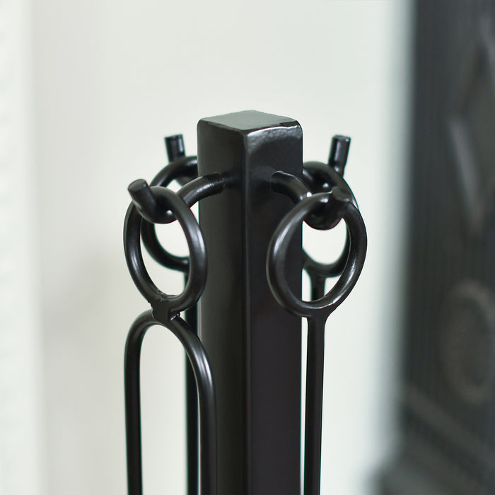 Close Up Of Four Looped Handles 