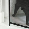 Close Up Of Mesh In Front Of Stove