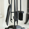 Close Up Of Metal Tools In The Fireside Tools Set 