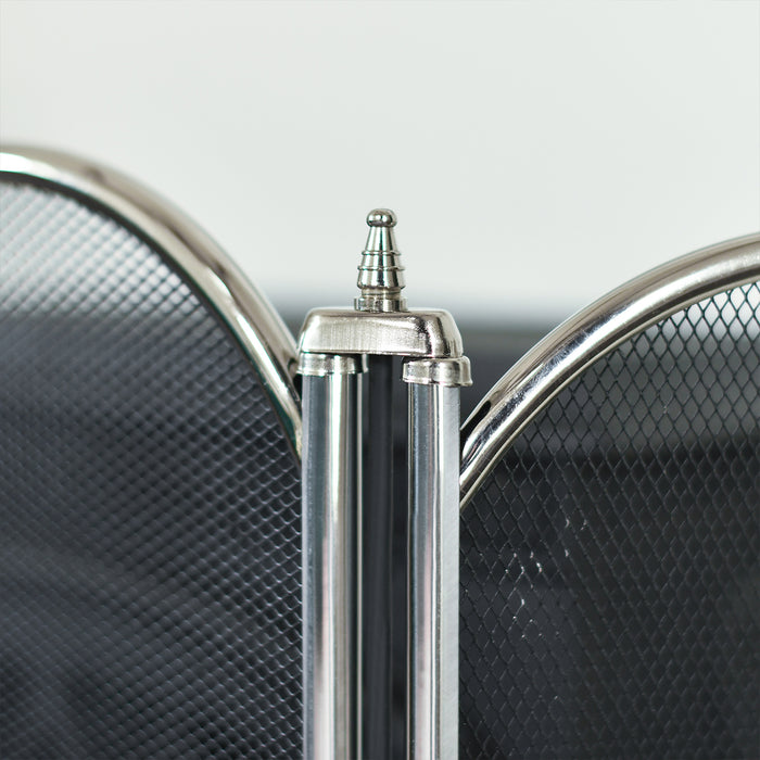 Close Up Of Silver Finial On Guard 