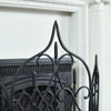 Close Up Of Top Of The Gothic Style Fire Guard 
