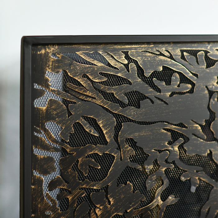 Close Up Of Tree of Life Design Fire Guard