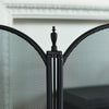 Close Up Of Urn Finial and Mesh On Guard 