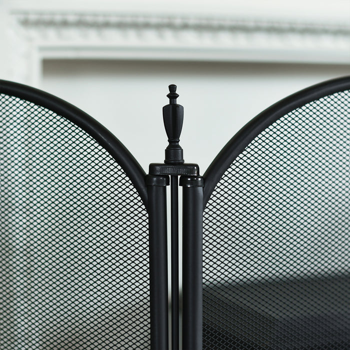 Close Up Of Urn Finial and Mesh On Guard 