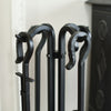 Close Up of Shepherd Crook Style Hooked Handles 