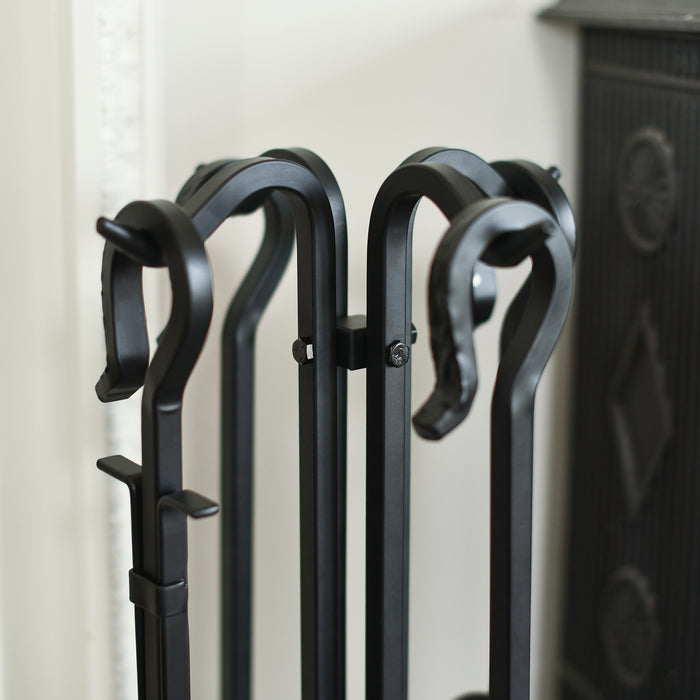 Close Up of Shepherd Crook Style Hooked Handles 
