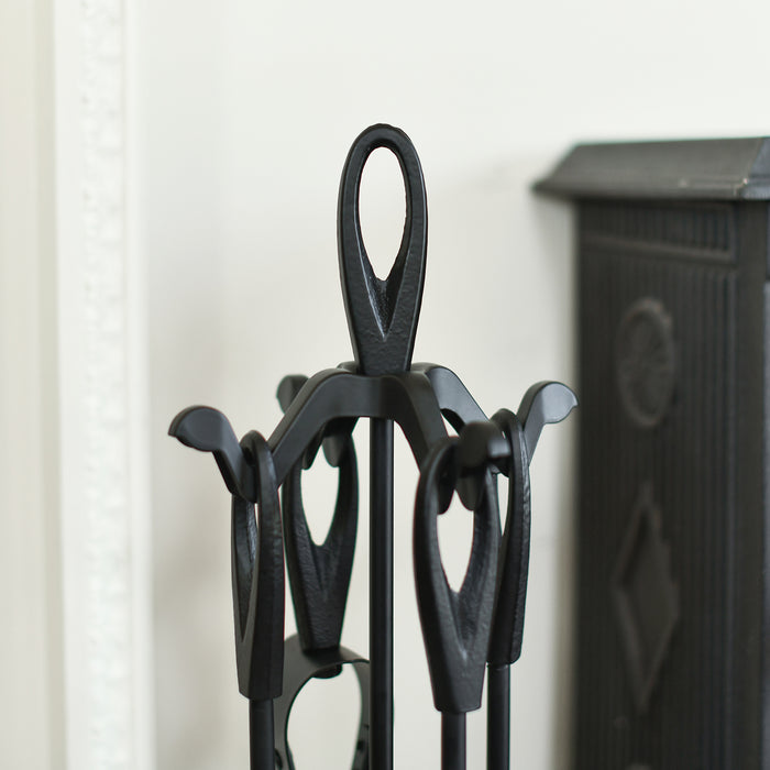 Close Up of Top Of The Looped Handles In Set 