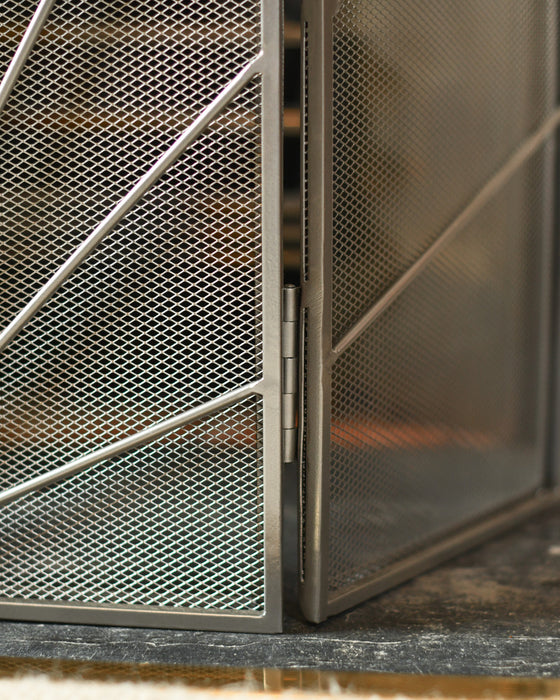 Close Up of Hinge on Fire Guard