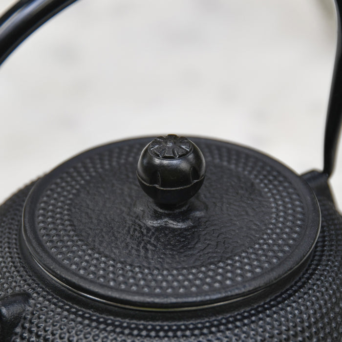 Close up of teapot lid