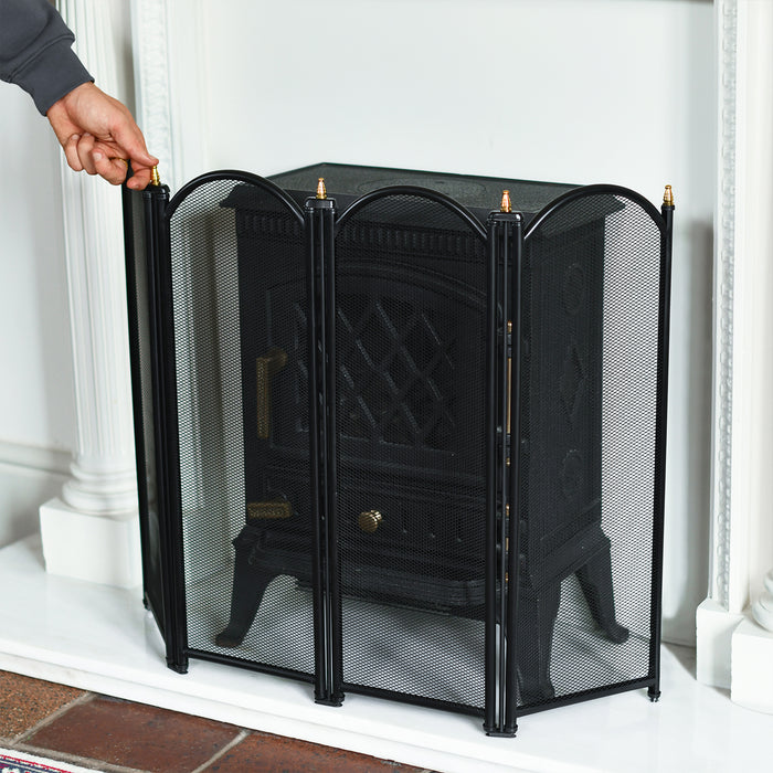 Four Panel Guard In Situ With Hand For Scale 