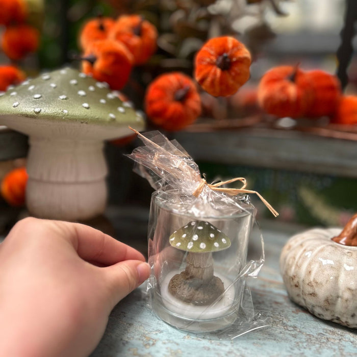 Autumnal Toadstool Candle