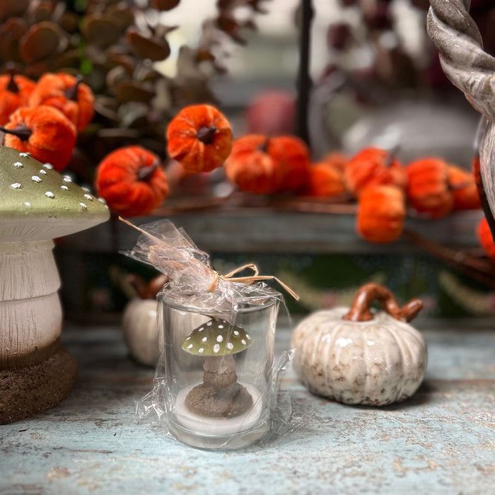 Autumnal Toadstool Candle