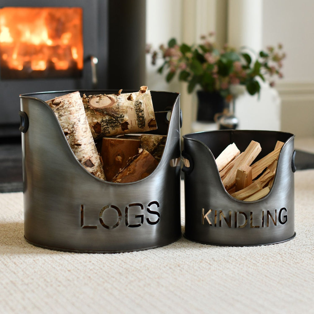 Steel Log and Kindling buckets
