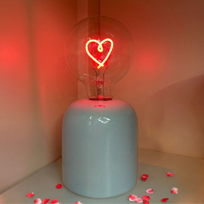 Red LED Neon Heart Light 