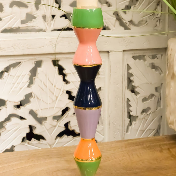 Playful Contemporary Candlestick Holder 