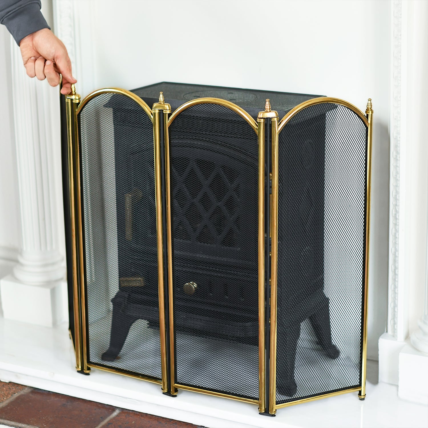 Amagabeli Grote Gouden Open Haard Scherm 4 Panel Sierlijke Smeedijzeren Zwart Metalen Fire Guard Gate Decoratieve Mesh Vouwen Ijzer Outdoor Gereedschap Accessoires 783365232 Amagabeli Grote Gouden Open Haard Scherm 4 Panel Sierlijke Smeedijzeren Zwart Metalen Fire Guard Gate Decoratieve Mesh Vouwen Ijzer Outdoor Gereedschap Accessoires 783365232