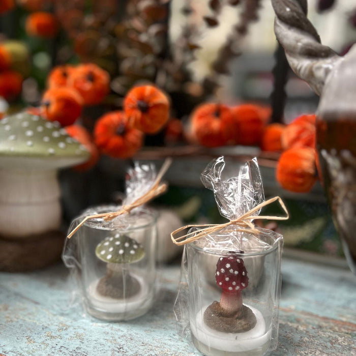 Autumnal Toadstool Candle