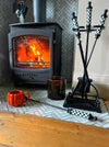 Roaring fire Log burner With Companion Set 