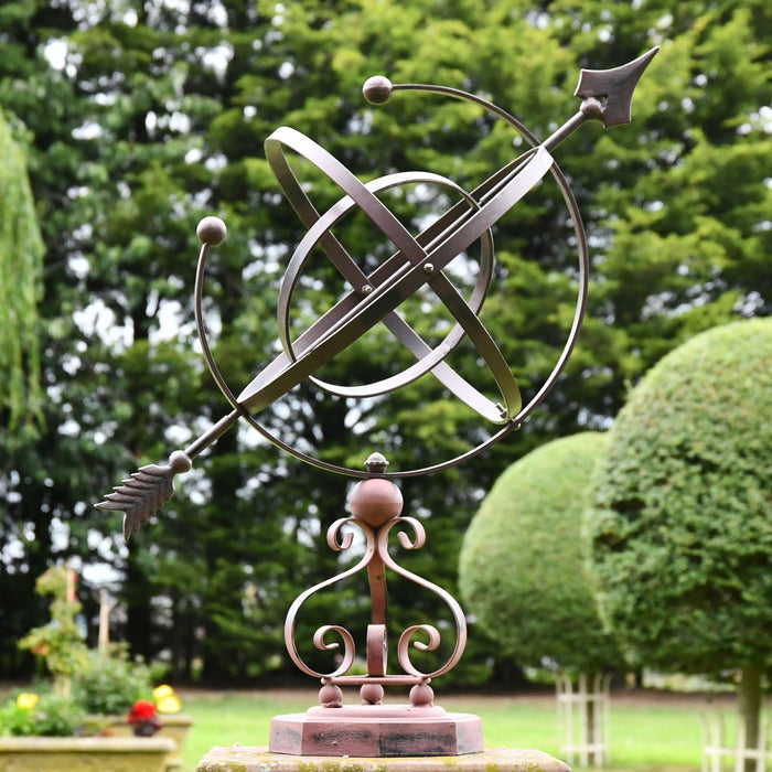 Rustic Armillary Sundial 