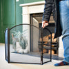 Rustic Three Fold Fire Guard Scale Shot