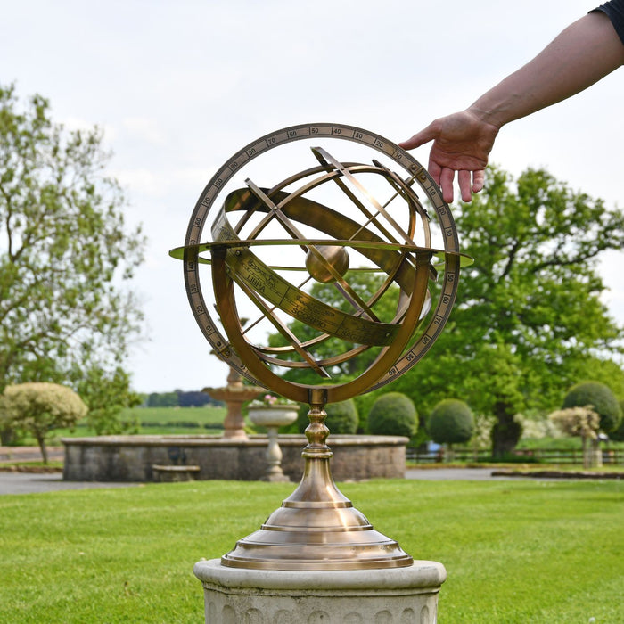 Antique Bronze Armillary Sundial