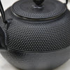 Close Up of Textured Black Teapot 
