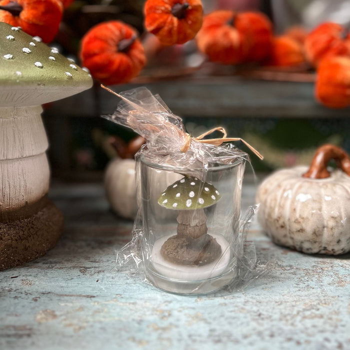 Autumnal Toadstool Candle