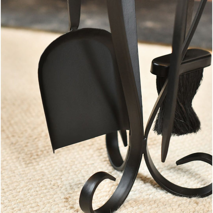 close up of fire tools 