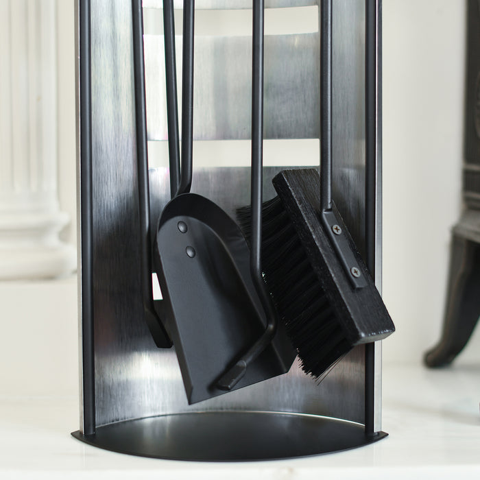 Close Up of Black Tools on Stand