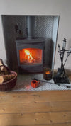 Fireside Tools Set Next to log burner 